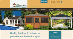 Desktop Screenshot of meadowviewgazebos.com